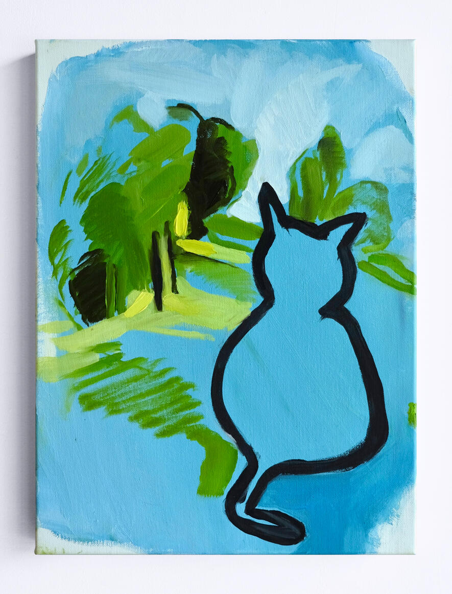 For my Friend, 2020, Oil on canvas, 40 x 30 cm