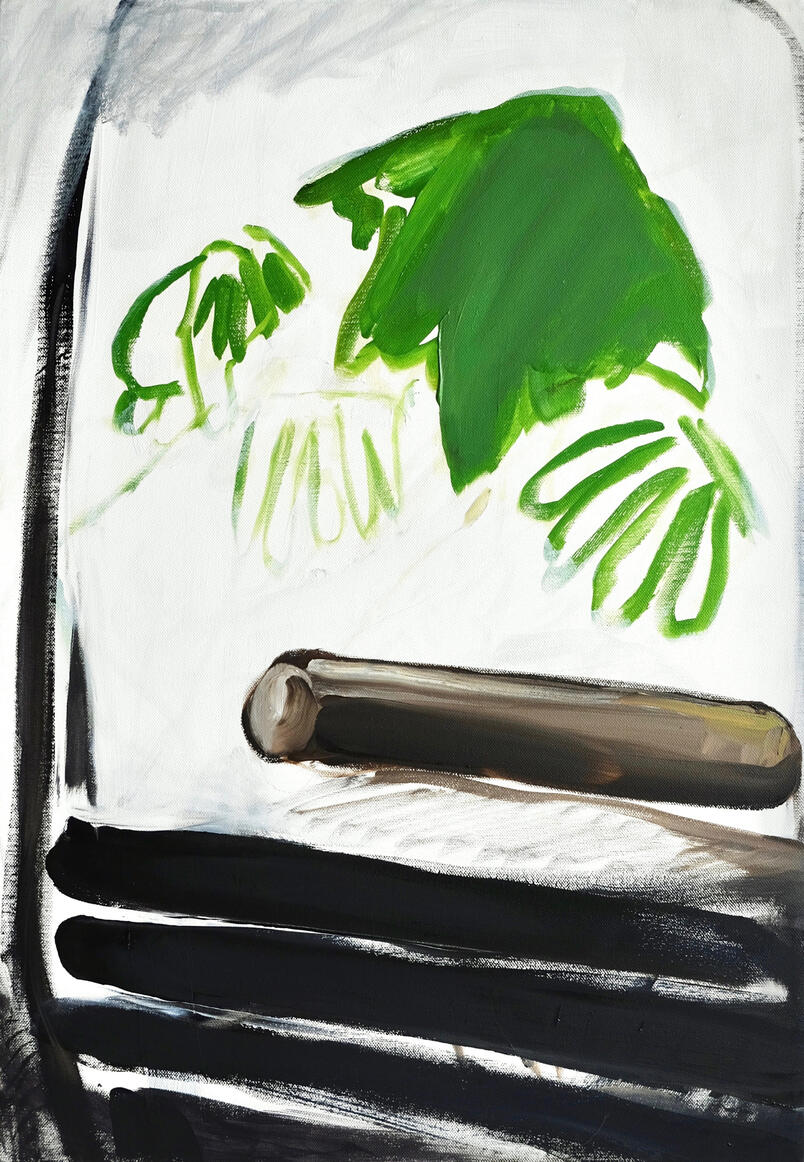 Untitled, 2017, oil on canvas, 58 x 40 cm