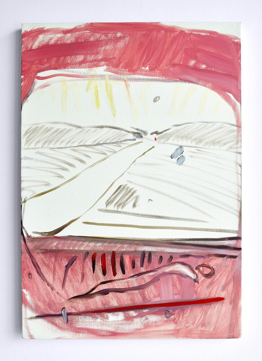 Untitled, 2017, oil on canvas, 58 x 40 cm