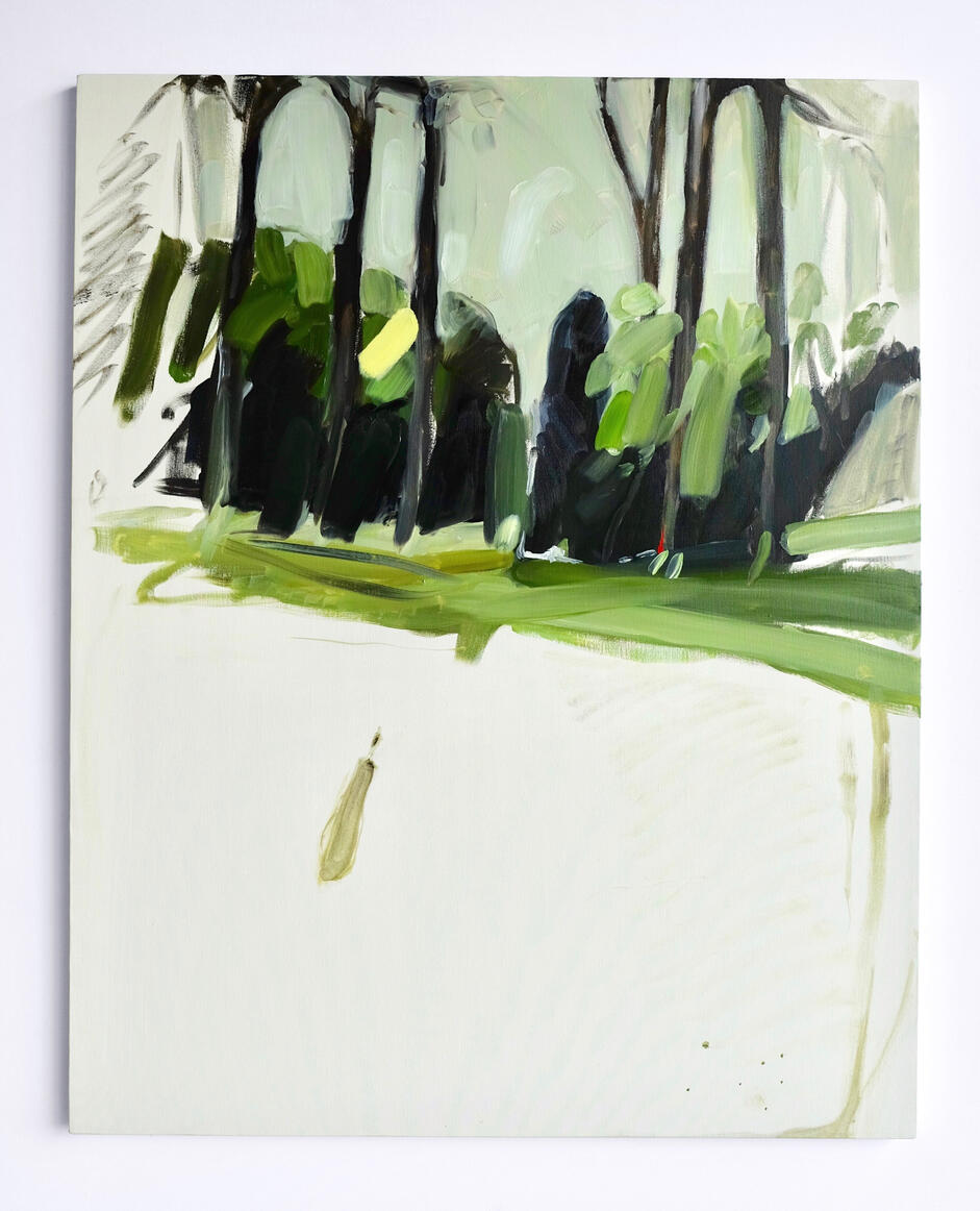 Impression of a Landscape, 2017, oil on canvas, 100 x 80 cm