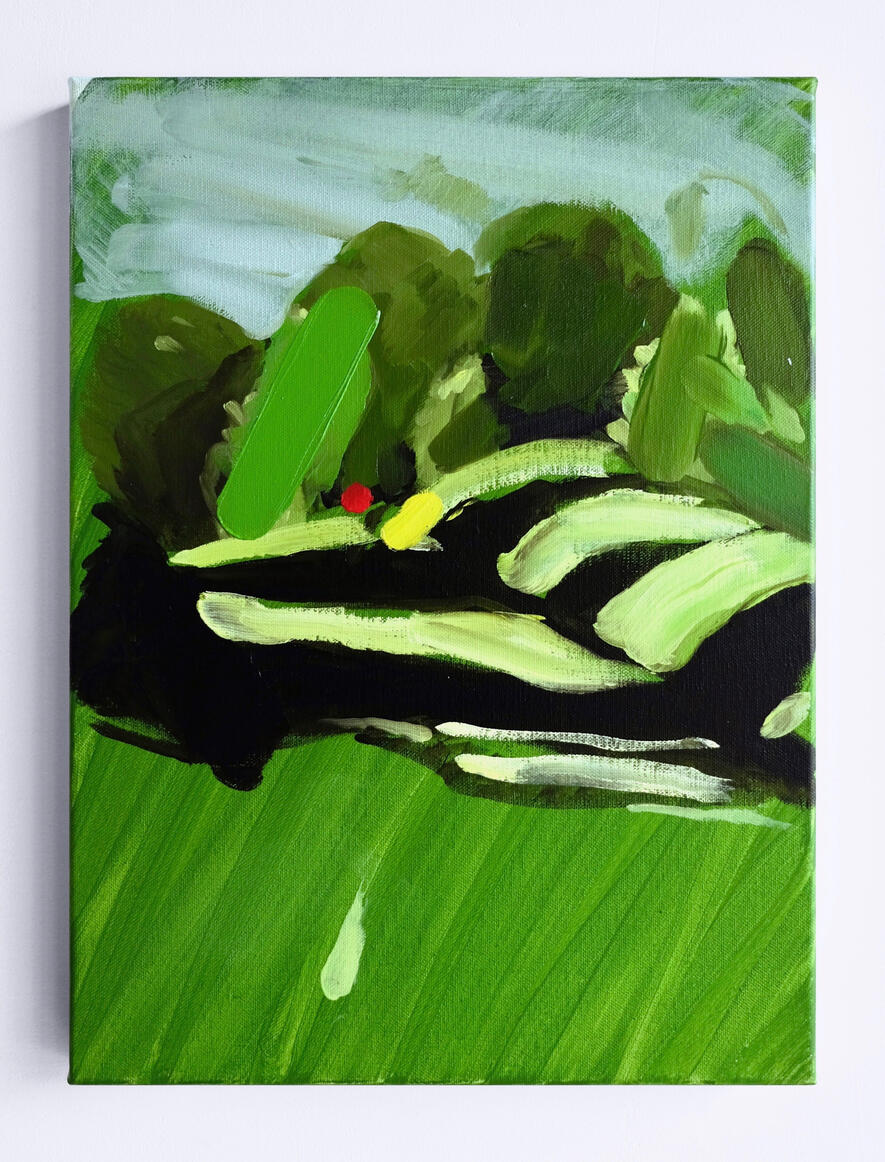 French Landscape, 2019, oil on canvas, 40 x 30 cm